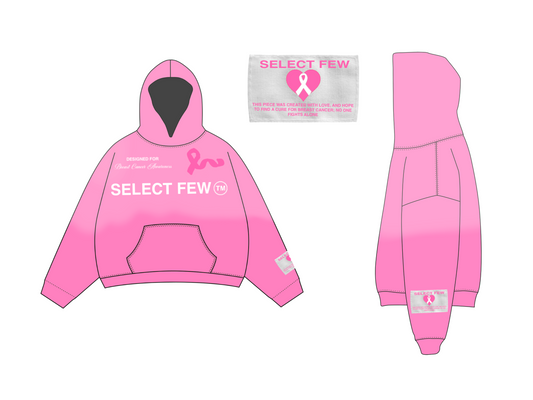 Breast Cancer Awareness Hoodie(Satin Hood)