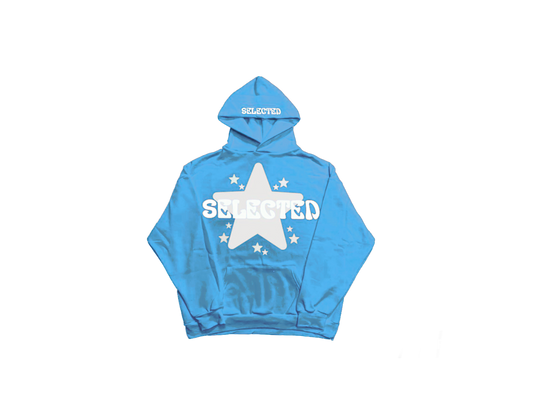 Baby Blue Selected Hoodie